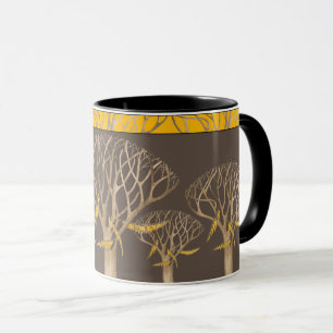 Taza A finales de otoño a 11 oz. Bloqueo combinado (B)