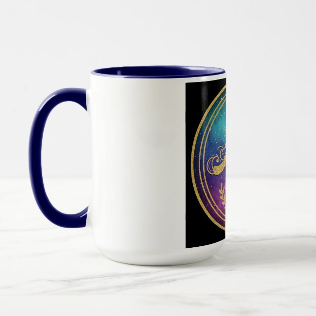 Taza 'A' Initial Monogram Mug Set - Ananya's Est. 2025  (Izquierda)