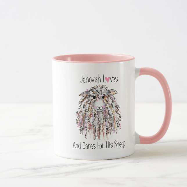 Taza "A Jehová le gustan y le importan sus ovejas" Mug (Derecha)