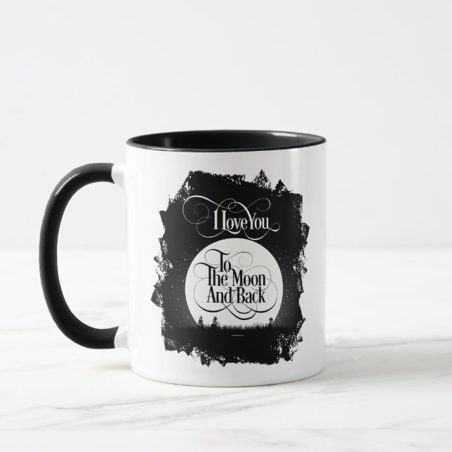 Taza A La Luna Y La Mug De Atrás (Izquierda)