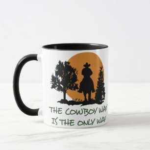 Taza A la manera de los Cowboy