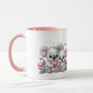 Taza A la Personalizado educada Koala le encanta el día
