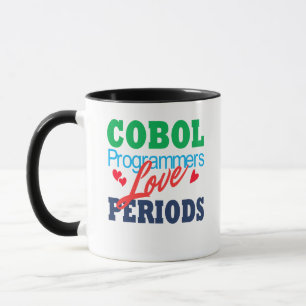 Taza A los programadores de Cobol les aman los puntos