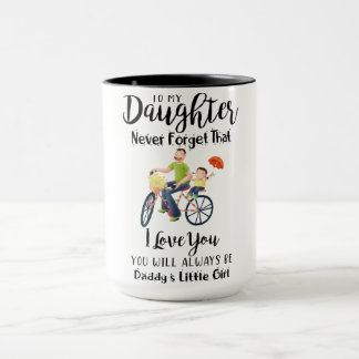Taza A Mi Hija Coffe Mug, Nunca Olvidé Que Me Encanta