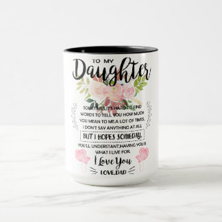 Taza A Mi Hija Mug, Te Amo Tanto Mi Hija.