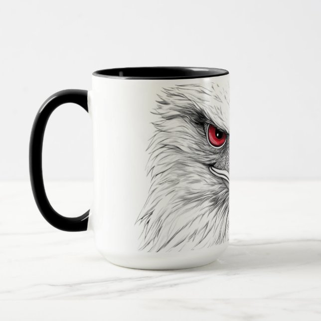 Taza A mug with a picture of a bird (Izquierda)
