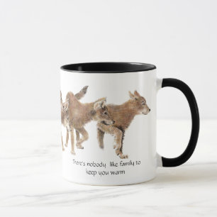 Taza A nadie le gusta la familia - Lobo cachorro
