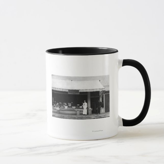 Taza A orillas del mar, vista de Oregón a la heladería  (Derecha)