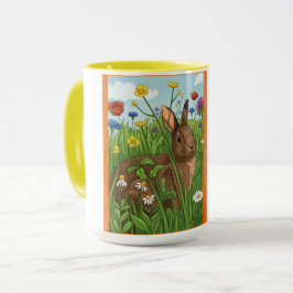 Taza A todos los conejos les encantan las flores