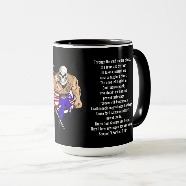 Taza A través del barro y la sangre (Anverso derecho)