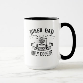 Taza A Un Padre Biker Le Gusta El Único Frío Normal De