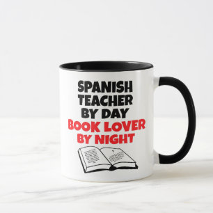 Taza A un profesor español le encanta leer