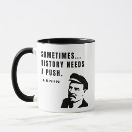 Taza A veces... la historia necesita un empujón