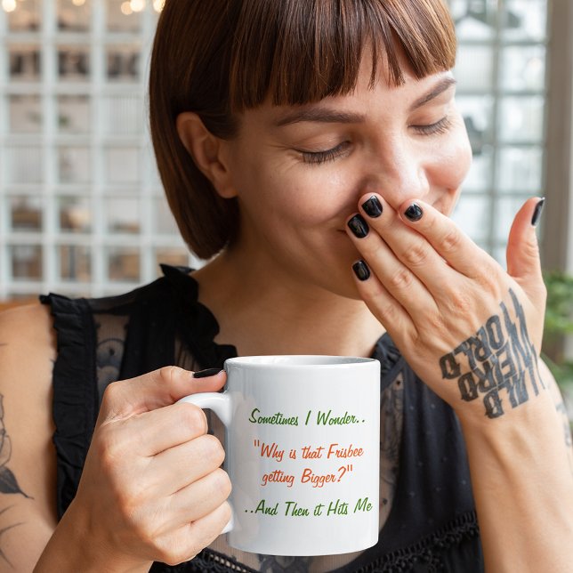 Taza A Veces Me Pregunto Humor De Chiste Gracioso LOL C (Sometimes I Wonder Funny Joke Humor LOL Tea Coffee Mug)