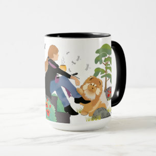 Taza A VECES ME SIENTO Y PIENSA Chow - elegir estilo
