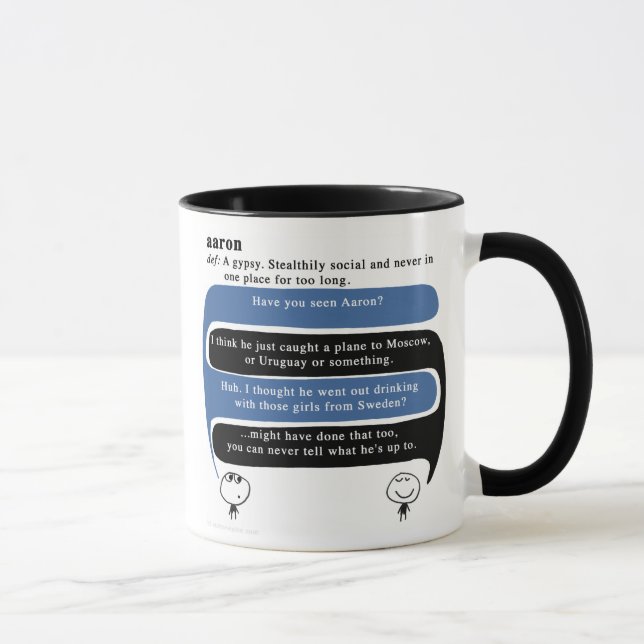 Taza Aaron (Derecha)