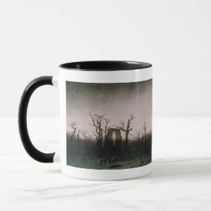 Taza Abadía en la madera de roble, 1810