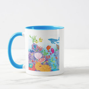 Taza Abajo En El Océano