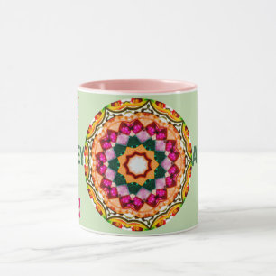 Taza ABBEY ~ Gem Stones personalizados Fractal ~ Mug
