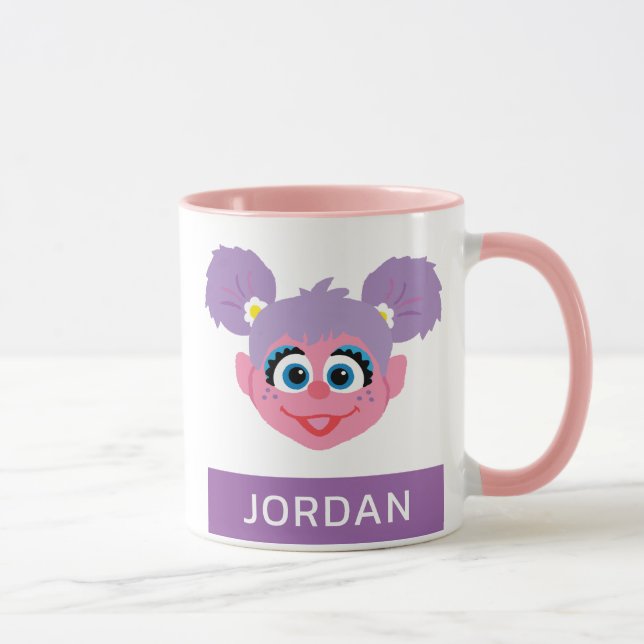 Taza Abby Cadabby | Cara de flor | Añadir su nombre (Derecha)