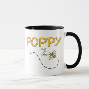 Taza Abeja de la amapola 2