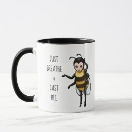 Taza Abeja de miel acaba de respirar y solo abeja