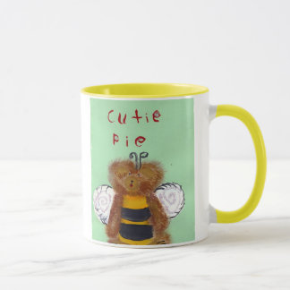 TAZA ABEJA DEL OSO DE PELUCHE