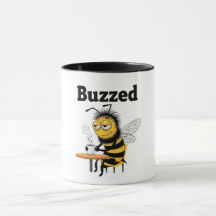 Taza Abeja divertida borracha