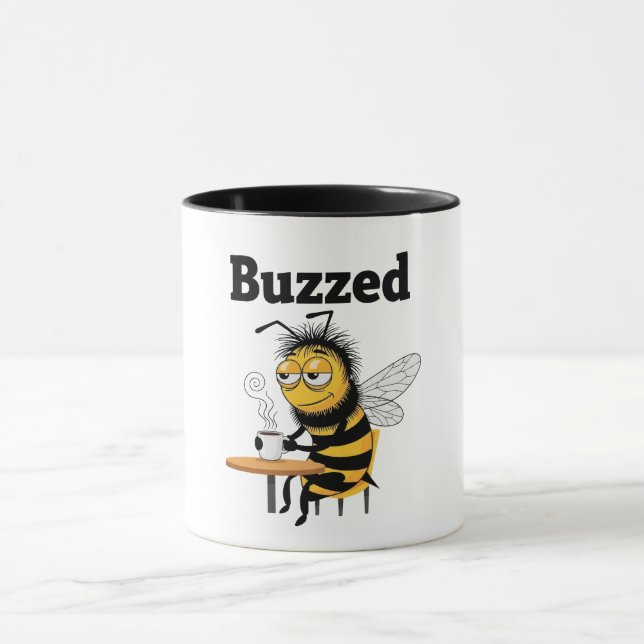 Taza Abeja divertida borracha (Centro)
