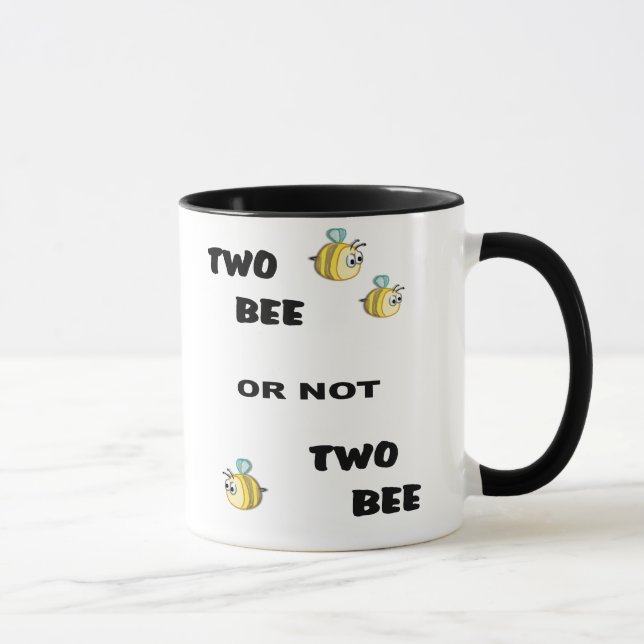 Taza Abeja dos abeja o no dos (Derecha)