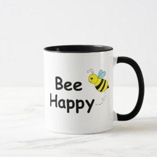 Taza Abeja feliz