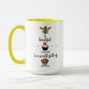 Taza Abeja un bizcocho en un mundo de muffins de 15 onz