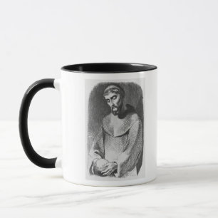 Taza Abelard como monje en el Santo-Gildas-de-Rhuys