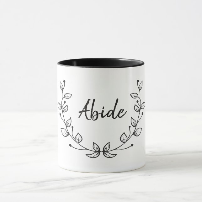 Taza Abide Mug - John 15:4 (Centro)