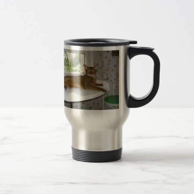 Taza abisinia del viaje del gato (Derecha)