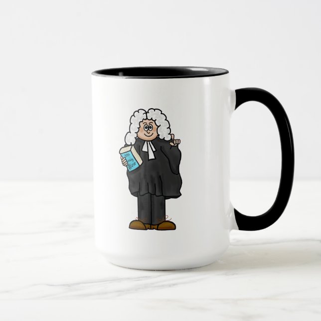 Taza Abogado británico con peluca (Derecha)