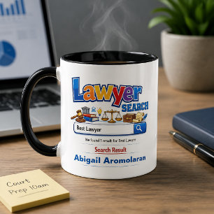 Taza Abogado Personalizado Divertido Mejor