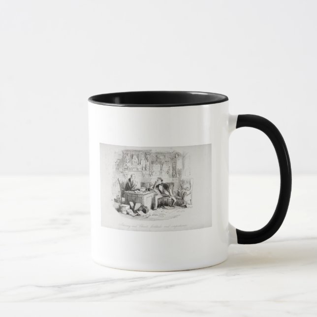 Taza Abogado y cliente, fortaleza de ánimo e (Derecha)