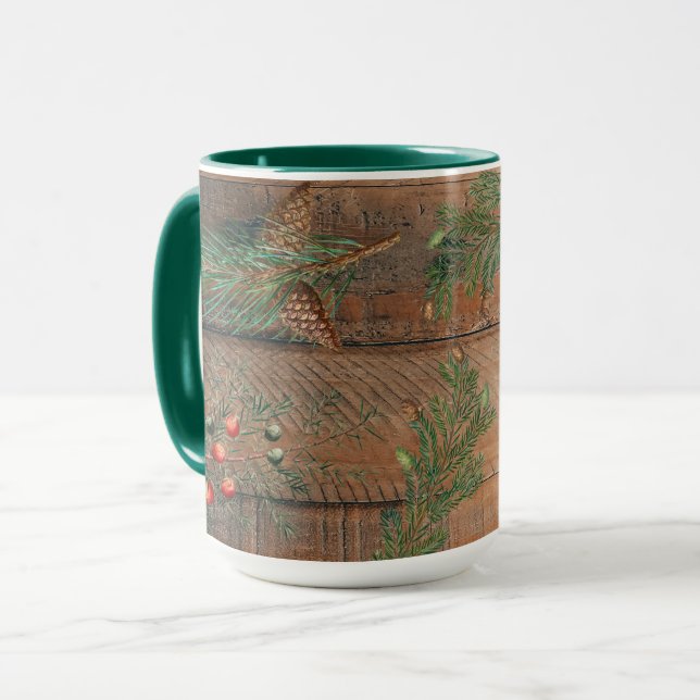 Taza Abonos Rústicos Coníferas Madera de Pino (Anverso izquierdo)