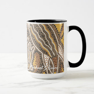 Taza aborigen del arte