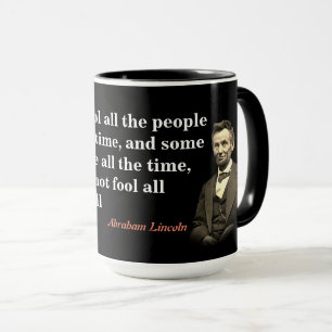 Taza Abraham Lincoln Cita Sobre Los Engañadores