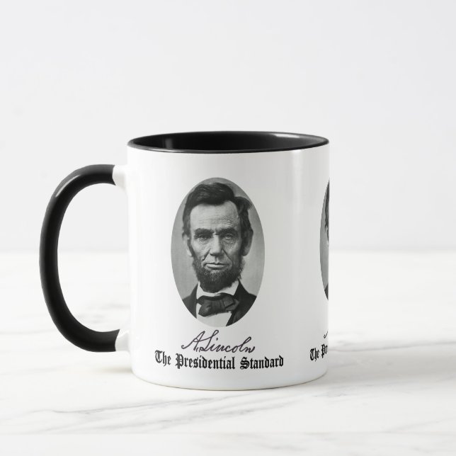 Taza Abraham Lincoln, El Estándar Presidencial. (Izquierda)