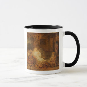 Taza Abraham recibe los tres ángeles, 1646 (aceite en