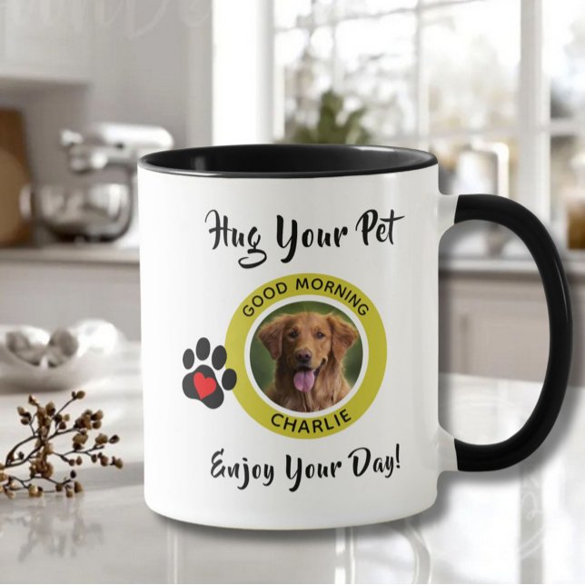 Taza Abraza a tu Mascota y a tu foto para que disfrutes (Subido por el creador)