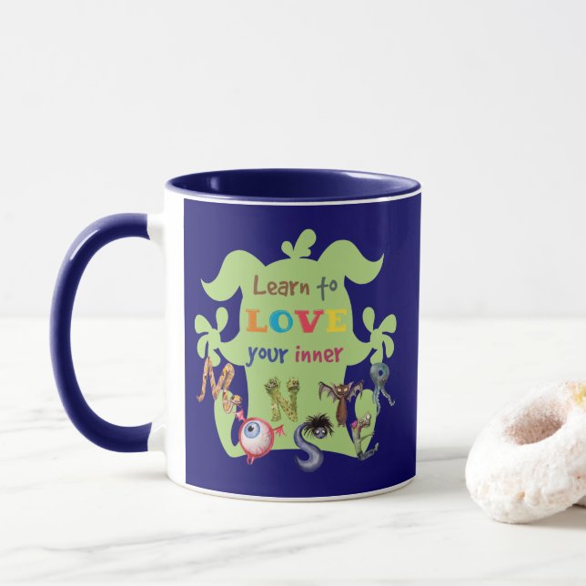 Taza Abraza a tu monstruo interior (Con donut)