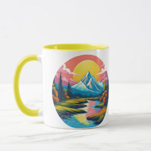 Taza Abraza la belleza natural - Diseño elegante de la 