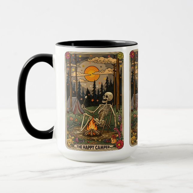 Taza Abraza los bosques místicos El feliz camper tarot (Izquierda)