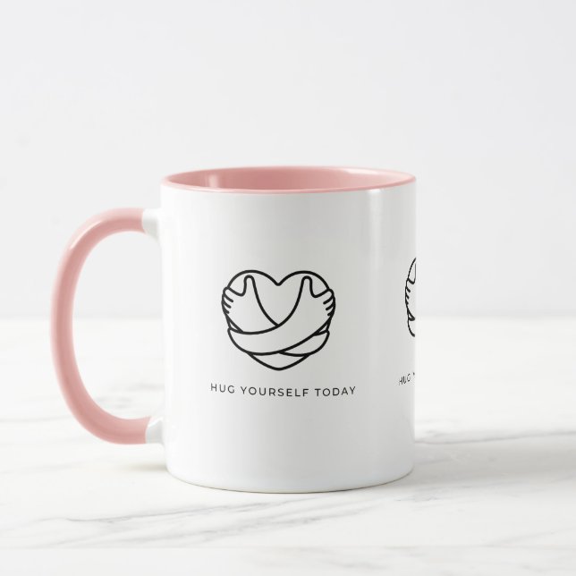 Taza Abrazarse hoy (Izquierda)