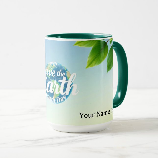 Taza Abrazo de Eco Guardianes Vibrantes de Dopamina (Anverso derecho)