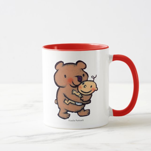 Taza Abrazo de oso grande de Leslie Patricelli Brown (Derecha)